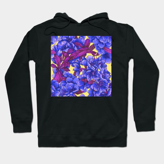 Popart psy flower Hoodie by orsinha